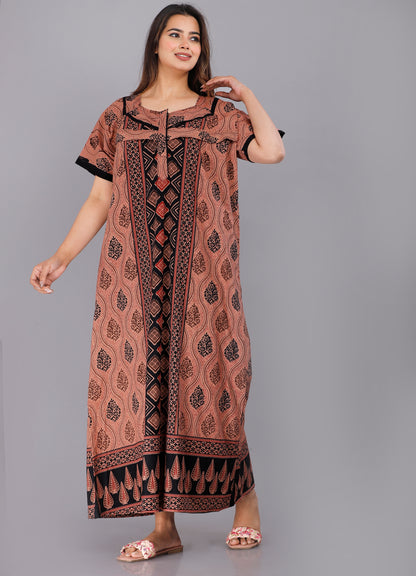 Maternity Feeding Nursing Nightwear Gown