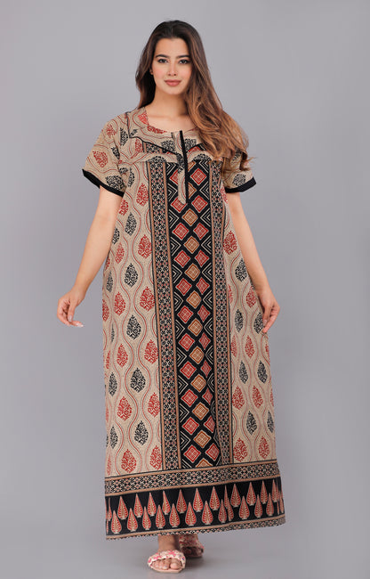 Maternity Feeding Nursing Nightwear Gown