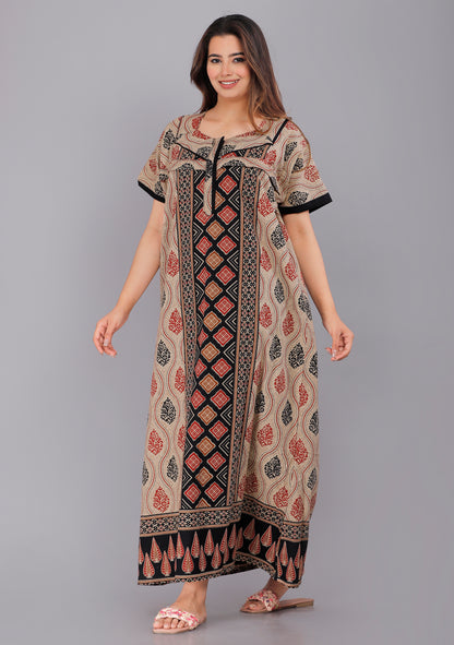 Maternity Feeding Nursing Nightwear Gown