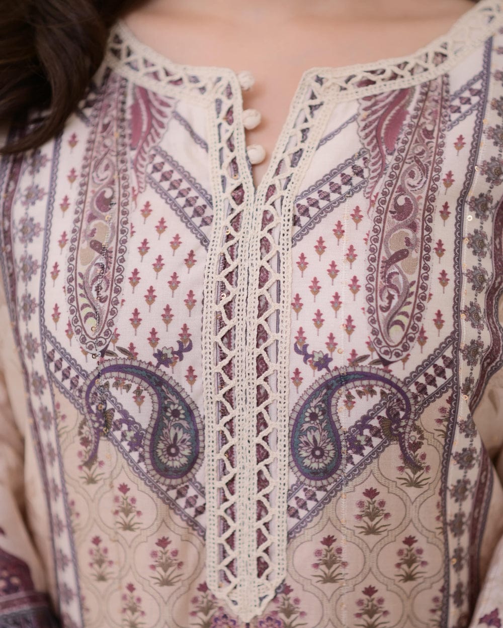 Printed Viscose Muslin Luxury Pakistani Style Suit