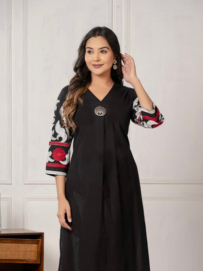 Handloom Cotton Designer Kurta Set