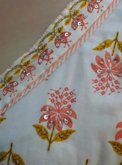 Cotton Printed Afghani Salwar Flared Suit