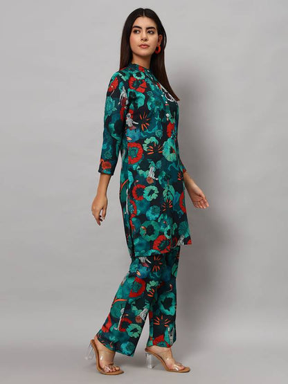 Celeb Inspired Viscose Crepe Coord Set